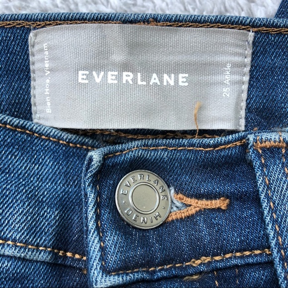 EVERLANE ANKLE JEANS DENIM SIZE 25 - Picture 6 of 8